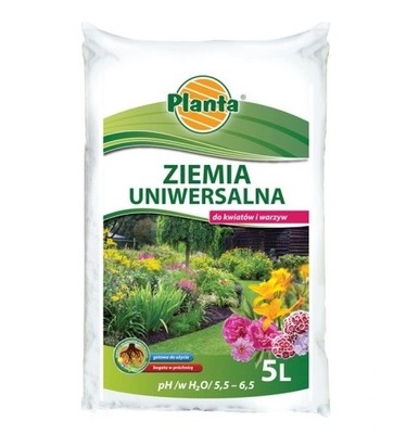 Ziemia uniwersalna 5,5-6,5 pH 5 l