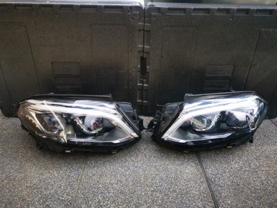 MERCEDES GLE 166 FARO FAROS IZQUIERDA DERECHA DIODO LUMINOSO LED ILS  