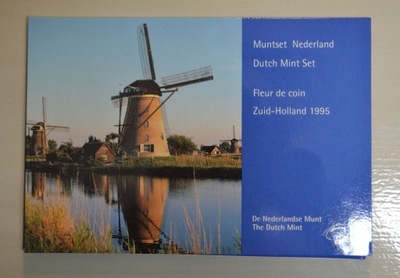 Holandia 1995 - zestaw rocznikowy 6 monet + żeton
