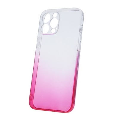 Etui Nakładka Gradient 2 mm do iPhone 15 Pro Max 6,7" różowa