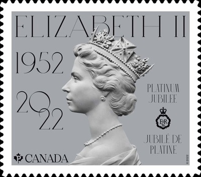 Kanada 2022 Znaczek 3904 ** Królowa Elżbieta II Platynowy Jubileusz