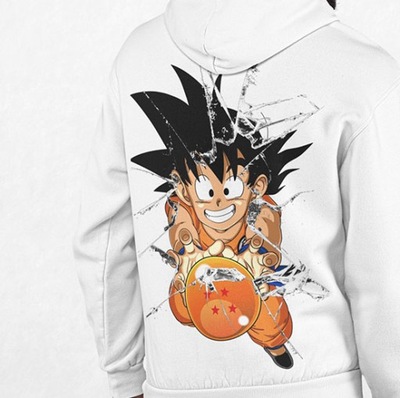 BLUZA Z KAPTUREM DBZ GOKU DRAGON BALL