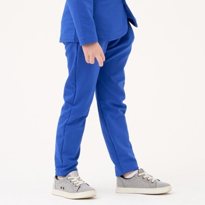Niebieskie spodnie garniturowe Carlos R.68 6/9 mc