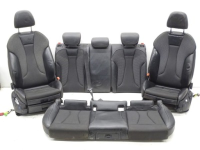 Комплект сидіння заднє сидіння спинка шкіра audi a3 8v s-line hb 5d фото №1