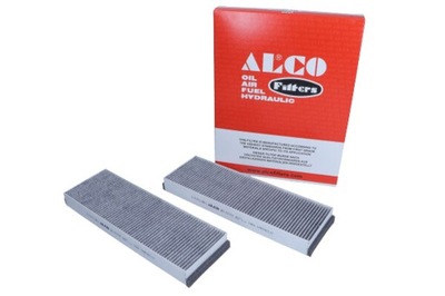 FILTRO CABINAS AUDI A6,R8, VW XL1 05.04-> Z AKTYWNYM WEGLEM 2 PIEZAS  