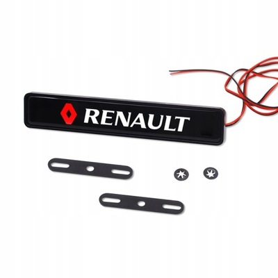 EMBLEMA DIODO LUMINOSO LED AL REJILLAS COCHE RENAULT  