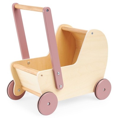 Drewniany Wózek dla Lalek Pchacz dla dzieci