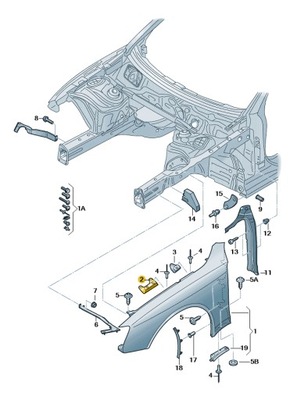 НОВЫЕ ОРИГИНАЛЬНЫЕ AUDI OE ДЕРЖАТЕЛЬ 8T0821467A