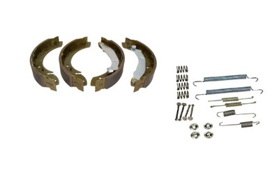 Тормозные колодки тормозные peugeot partner + пружины фото №1