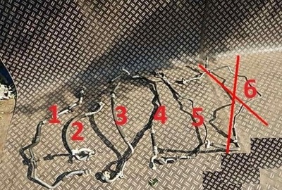 Audi q7 06-09 tdi шланг кондиционера трубка фото №1