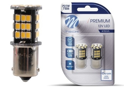 P21W BA15S R10W OSRAM LED (СВЕТОДИОД ) CANBUS M-TECH МОЩНАЯ BIEL