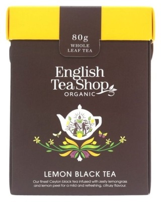 Herbata czarna English Tea Lemon Black Tea 80g