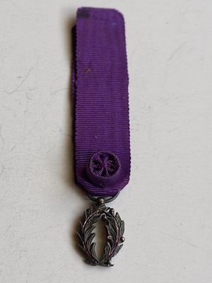 Ordre Des Palmes Academiques - oficerski - miniatura - Francja