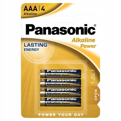 BATERIA MOCNE PANASONIC ALKALICZNE LR03 AAA 1,5V