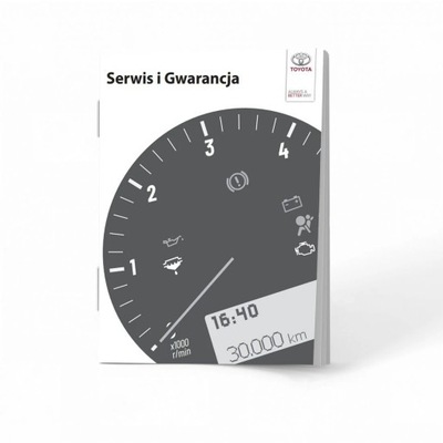 Toyota Polska Książka Serwisowa 20 modeli