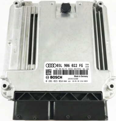 Бортовий комп'ютер ecu audi a6 2.0 03l906022fg 0281015014 фото №1