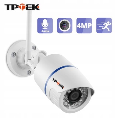 Kamera IP 4MP 1080P Zewnętrzne WiFi Bezpieczeństwo w domu