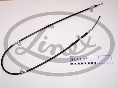 CABLE FRENOS DE MANO DAEWOO LANOS 97-02 IZQUIERDA  