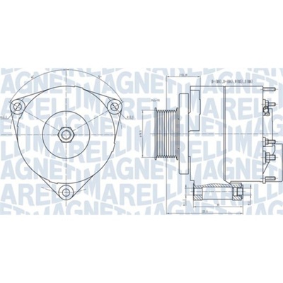 ГЕНЕРАТОР MAGNETI MARELLI 063731593010