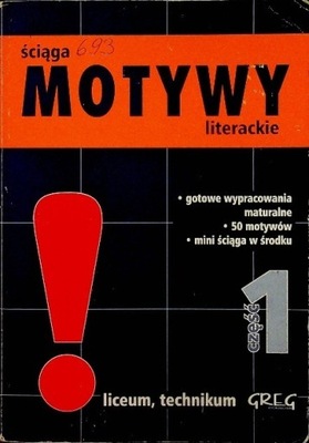 Ściąga Motywy literackie 1