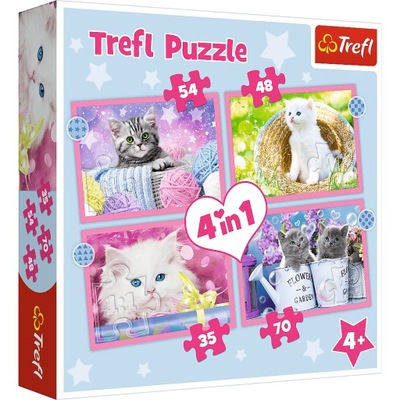 TREFL PUZZLE ZABAWNE KOTKI