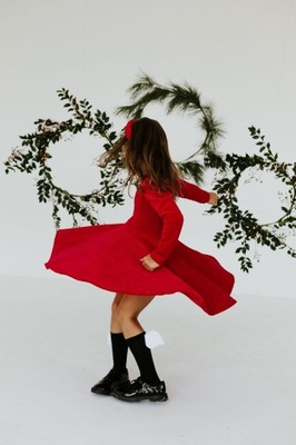 sukienka noela velvet red by krawcowa 116