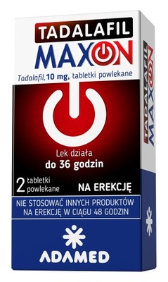Tadalafil Maxon 10 mg Lek Potencja Erekcja 2 tabl