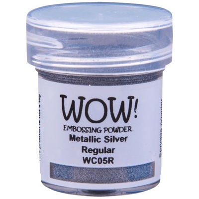 PUDER DO EMBOSSINGU Wow! Metallics Silver srebrny