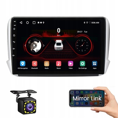 PEUGEOT 208 2008 2012-2019 RADIO ANDROID GPS 32GB  