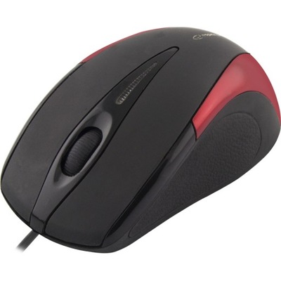 Mysz optyczna SIRIUS 3D USB czerwona EM102R ESPERA