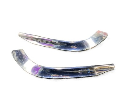 Mercedes glc w253 lift молдинг хром бампера права ліва задня фото №1