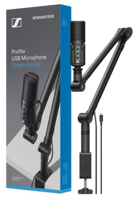 SENNHEISER Profile Streaming Set Mikrofon studyjny pojemnościowy PRO +RAMIĘ