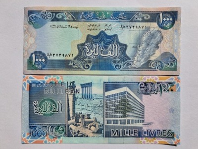 LIBAN - 1000 LIVRES 1990,UNC
