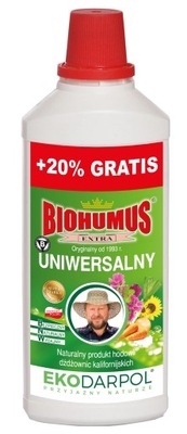 EkoDarPol naturalny nawóz Biohumus Uniwersalny 1l + 20% gratis