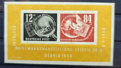 DDR Blok 7 ** DEBRIA 1950 B439