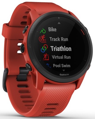 Zegarek sportowy GARMIN Forerunner 745 Czerwony