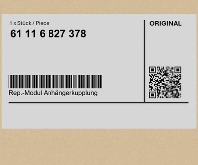 Rep.-modul anhängerkupplung bmw 3 f31 фото №1