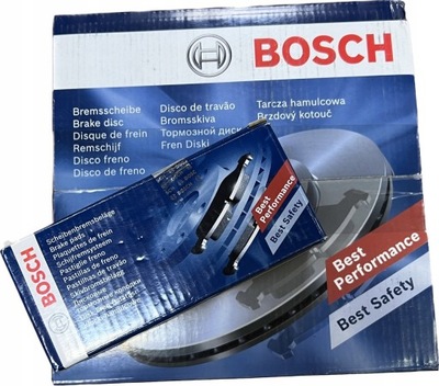 Гальмівні колодки + гальмівні диски задня bosch opel crossland x фото №1