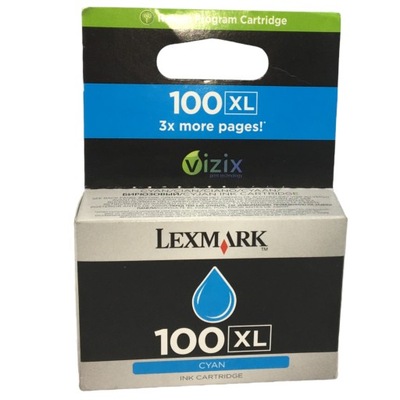 Tusz Lexmark 100XL Niebieski Cyan 14N1069E