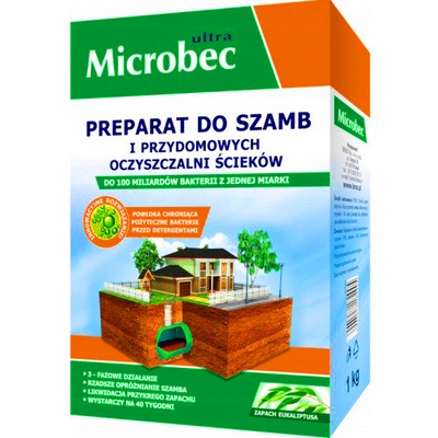 MICROBEC ULTRA BAKTERIE DO SZAMBA CYTRYNOWY 1 kg