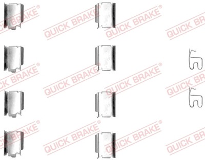 SET ACCESSORIES PADS BRAKE 109-1246  