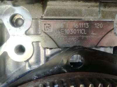 Блок двигуна cxs 1.4 tfsi 04e103011cl фото №1