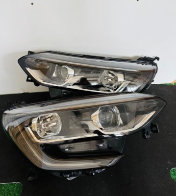 Фонари передние фары renault megane обычная + длинный led демонтаж европа фото №1