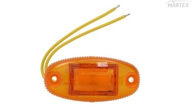 Лампа габарит. led жёлтая 12/36v жгут 0,15m fristom ft-068zled фото №1