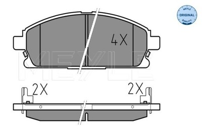 TRINKELĖS STABDŽIŲ PRIEK. NISSAN X-TRAIL 01- PATHFINDER 97- Z JUTIKLIU 