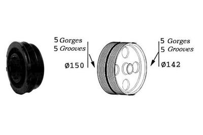 Sasic шкив коленчатого вала land rover freelander 2.0 t фото №1