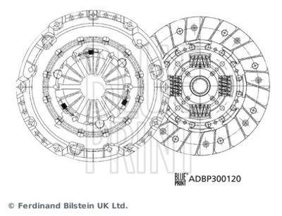 EMBRAGUE KPL. ADBP300120/BLP  