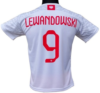 Koszulka t-shirt kibica Polska Lewandowski 104 cm