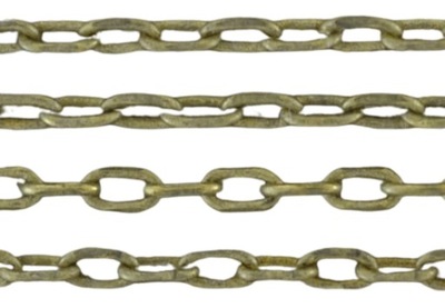 Łańcuszek anchor mocny do biżuterii naszyjnik bransoletka 3,5*2,5mm brąz