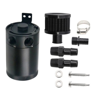 Upgraded 2-port oil засувка can reservoir двигун baffled universal 5 44533 фото №1